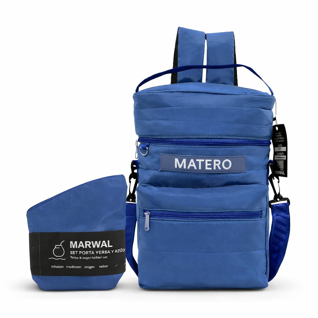 MOCHILA MARWAL MATERO C/BOLSILLO + BAGS