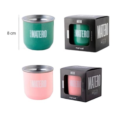 MATE MATERO ROSA- ACQUA