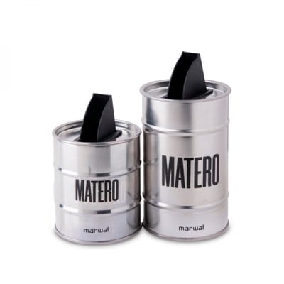 SET LATAS MATERO SIMIL ACERO