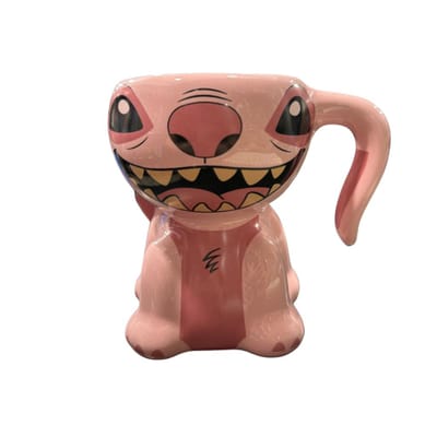 TAZA ANGEL ROSA 3D