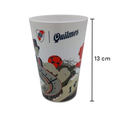 VASO PLASTICO DE RIVER