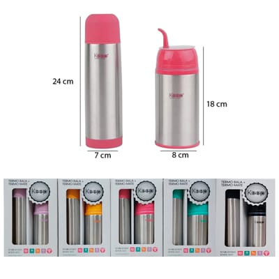 SET TERMO + TERMO MATE (PACK TRAVEL)