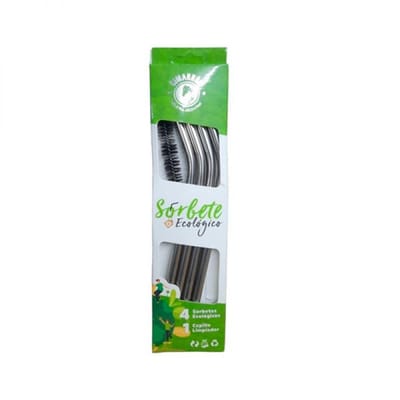 SET SORBETES DE ACERO X4, 23CM