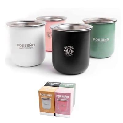MATE PORTEÑO ACERO INOX