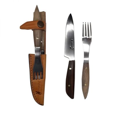 JUEGO CUCHILLO 12CM Y TENEDOR