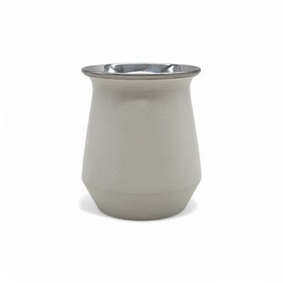 MATE ACERO COLORE BLANCO
