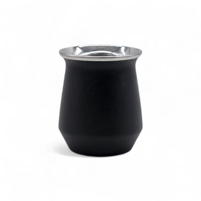 MATE ACERO COLOR NEGRO
