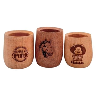 MATE ALGARROBO GRABADO DISEÑO