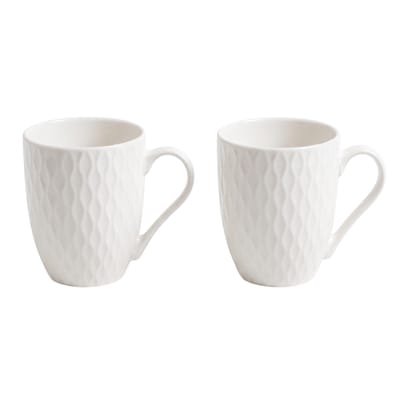 SET X2 MUGS CURVES 300ML
