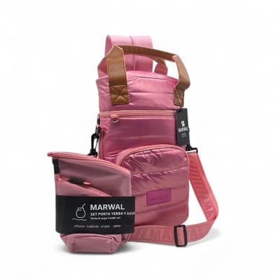 MATERA METALIZADA CON BOLSILLO MARWAL + BAGS