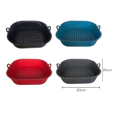 MOLDE DE SILICONA PARA AIR FRYER CUADRADO PEQUEÑO