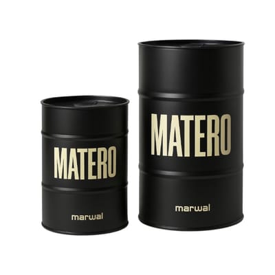 SET LATAS MATERO NEGRO Y LIMA