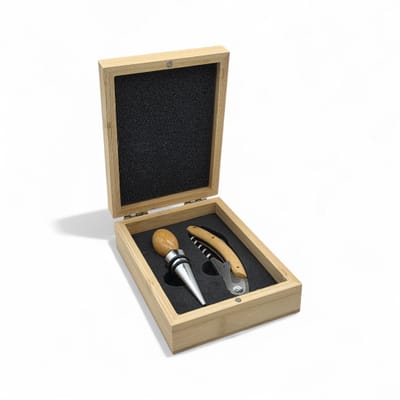 SET DE VINO EN CAJA X2