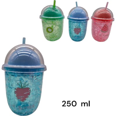 VASO CON GEL 350ML FRUTAS