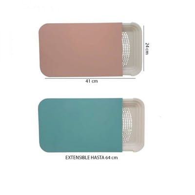 TABLA DE PICAR + ESCURRIDOR EXTENDIBLE