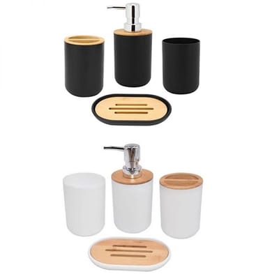 SET DE BAÑO BAMBU EN CAJA