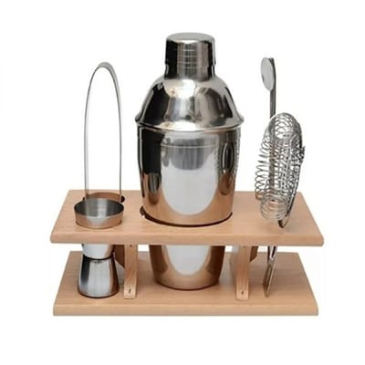 SET COCTELERA BAMBOO 550ML.