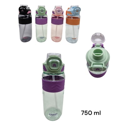 BOTELLA CON AGARRE DE SILICONA 800 ML