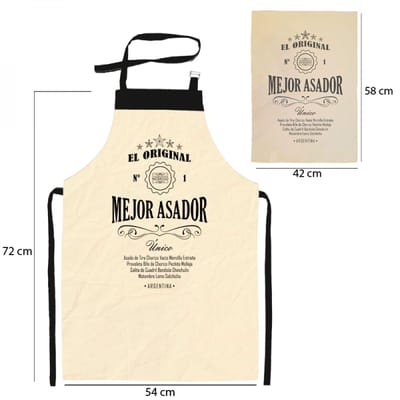 SET DELANTAL + REPASADOR