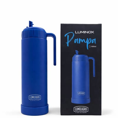 TERMO ACERO PAMPA AZUL 1000 ML