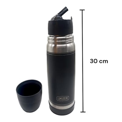 TERMO LUMINOX 750 ML NEGRO