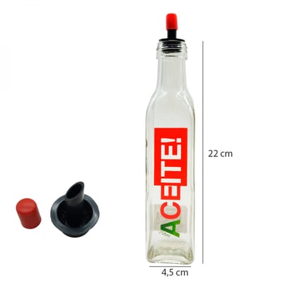 BOTELLA ACEITE PICO VERTEDOR 1/4 LT