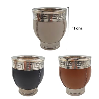 MATE IMPERIAL PU - INTERIOR CALABAZA C/VIROLA DE ALPACA