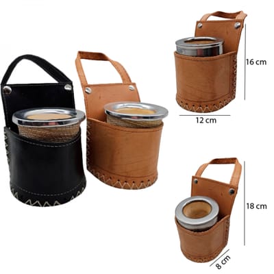 PORTA MATE DE CUERO