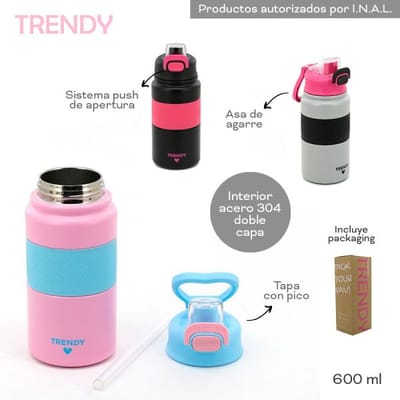 BOTELLA TERMICA TRENDY PUSH
